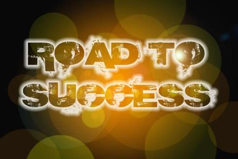 Road to success concept Stock Illustration