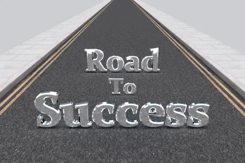 Road To Success Stock Illustration