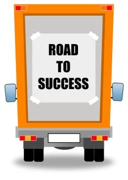 Road to success Stock Illustration