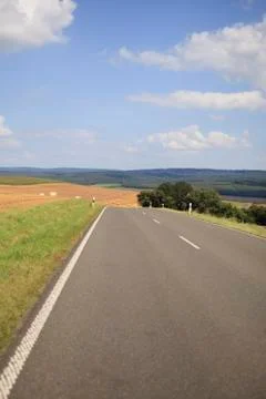 Road in summer 스톡 사진