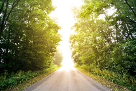 Road to the sun Stock Photos