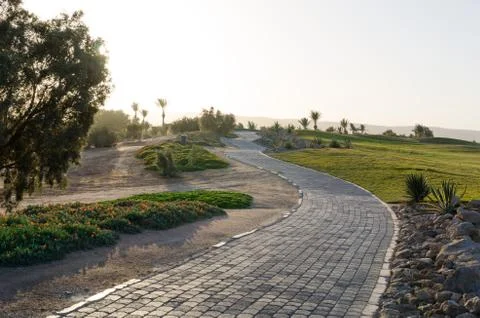 Road to sunset 스톡 사진