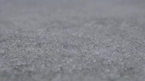 The road surface is covered with hail. Stock-Footage 144882312