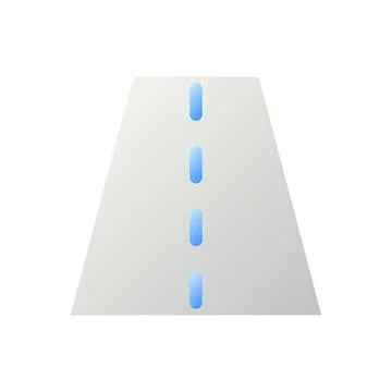 Road surface flat gradient two-color ui icon イラスト素材