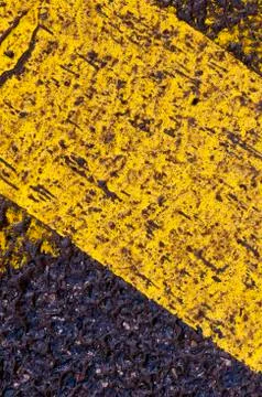 Road surface markings Stock Photos