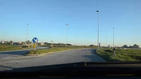 Road surface in poor condition Stock Footage 72730918