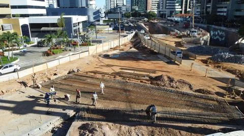 Road system work Stock Photos