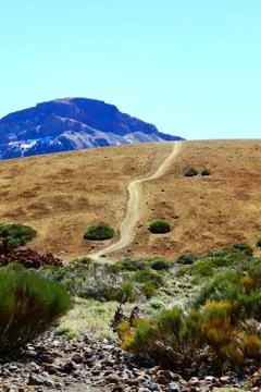 Road to Teide Stock Photos