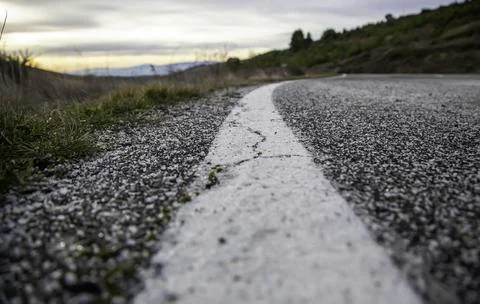 Road texture detail Stock Photos