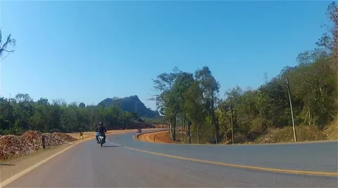 Road in Thailand Stock Footage 48923582