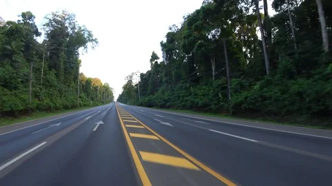 Road in Thailand Stock Footage 81787710