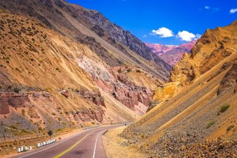 Road through Andes Stock Photos