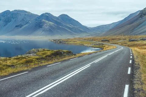 Road through Iceland Stock-Fotos