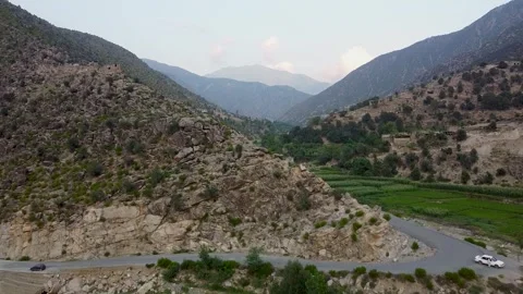 Road Through Kunar's Hills Stock Footage 274869695
