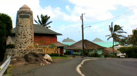 Road through Lanakai Stock Footage 146413