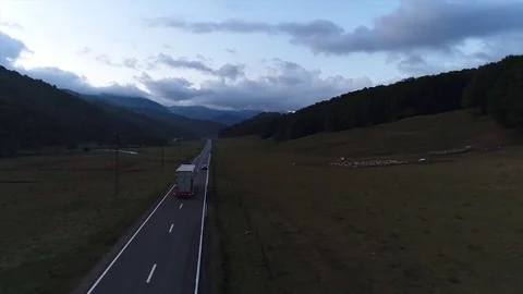 Road Through the Mountains Video stock 82212403