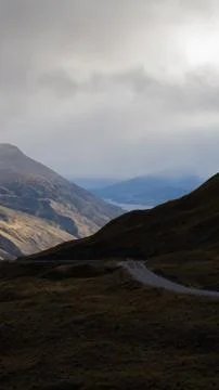 Road through the Mountains 库存照片
