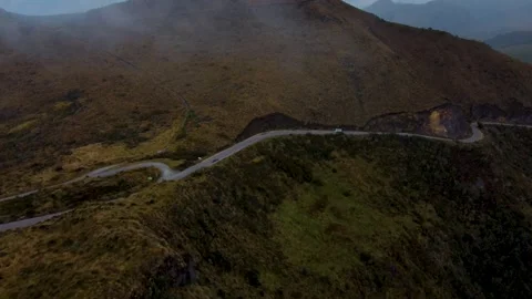 Road through the paramo of letras Vídeo Stock 287707660