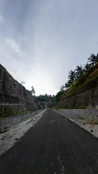 Road Through a Rocky Landscape Stock Photos