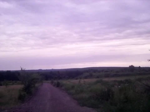 Road through the wild steppes Stock Photos