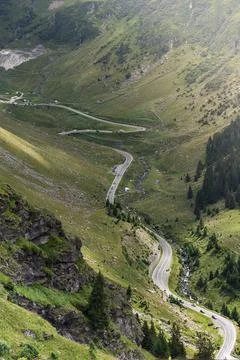 Road thru the mountain 스톡 사진
