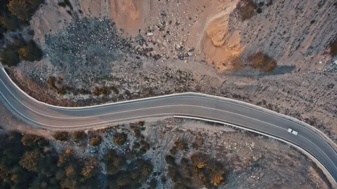 Road to top of Mountain Video stock 83549382