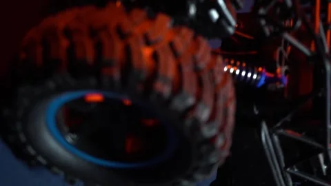 Off-road toy car Video stock 327389664