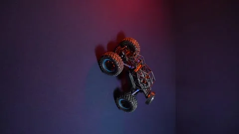 Off-road toy car Stock Footage 327389717