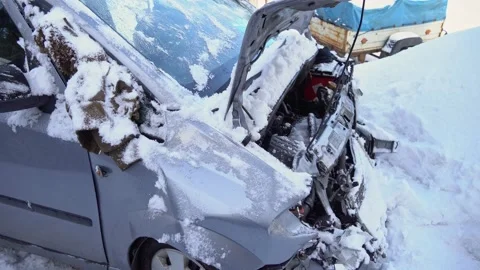 Car Crash Snow Stock Videos – Royalty-Free HD & 4K Videos | Pond5