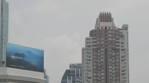 Road Traffic and Condominium in Watergate District Stock Footage 48205503