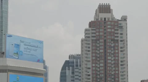 Road Traffic and Condominium in Watergate District Stock Footage 48205522