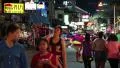Road traffic and people on the Beach Road in Pattaya, Thailand HD Footage