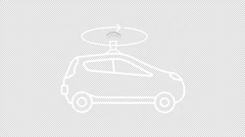 Road traffic animation set 스톡 동영상 312199803