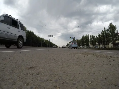 Road traffic Astana Stock Footage 76816443