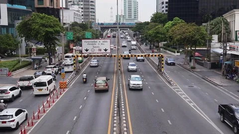 Road traffic in Bangkok. Stock Footage 278327503