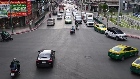 Road traffic in Bangkok. Stock Footage 278328713