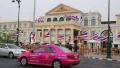 Road traffic close by the Thailand Ministry of defence in Bangkok HD Footage