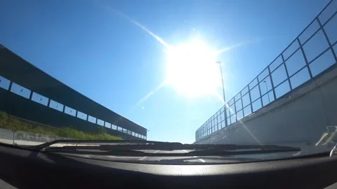 Road traffic driving time lapse Video stock 273210761