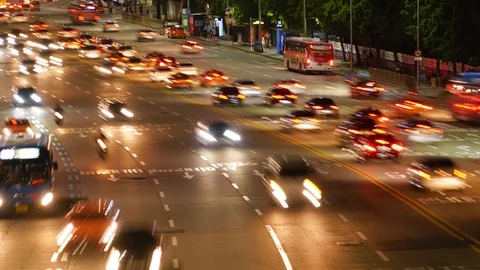 Road Traffic Vídeo Stock 114504047