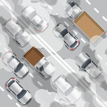 Road traffic. Stock Illustration