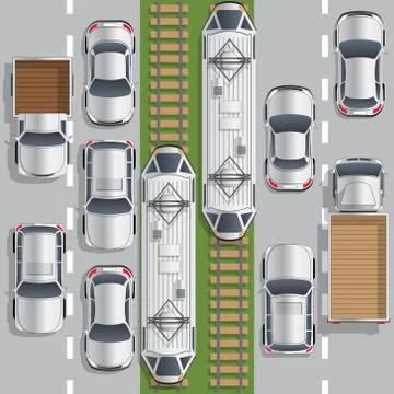 Road traffic. Stock Illustration