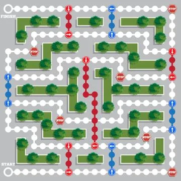 Road traffic. Stock Illustration