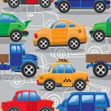 Road traffic. Stock Illustration