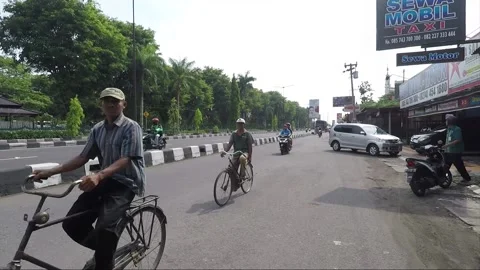 Road traffic, Java, Indonesia Stock Footage 150435290
