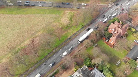 Road traffic London Video stock 86809587