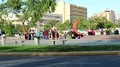 Road traffic near Ayla Square in Aqaba, Jordan HD Footage