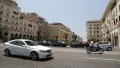 Road traffic near Dikastirion Square in Thessaloniki, Greece HD Footage