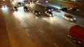 Road traffic in nighttime HD Footage