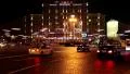 Road traffic in nighttime (with stereo sound) HD Footage
