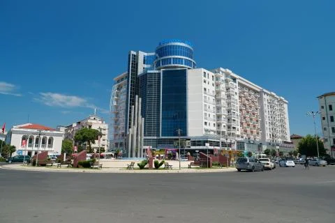 Road traffic in Shkoder, Albania Photos